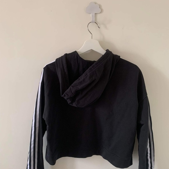 Adidas Cropped Logo Hoodie - Picture 4 of 4